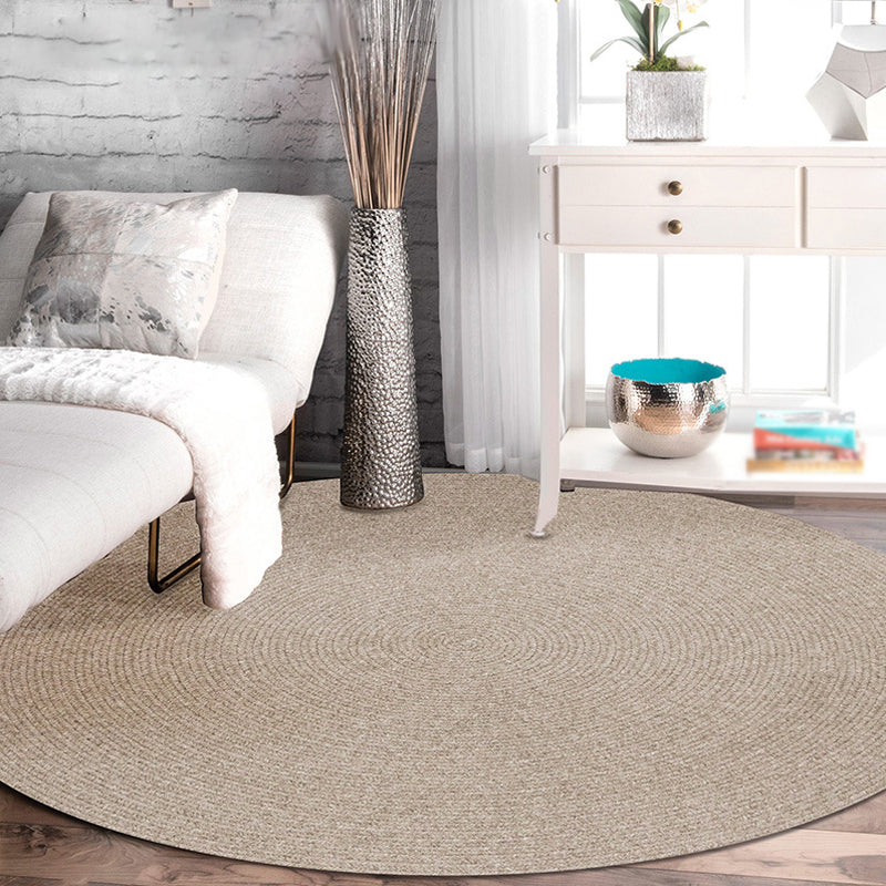 Sikunuo | Simple rustic carpet wool plain carpet machine washable pet-friendly non-slip carpet for the bedroom