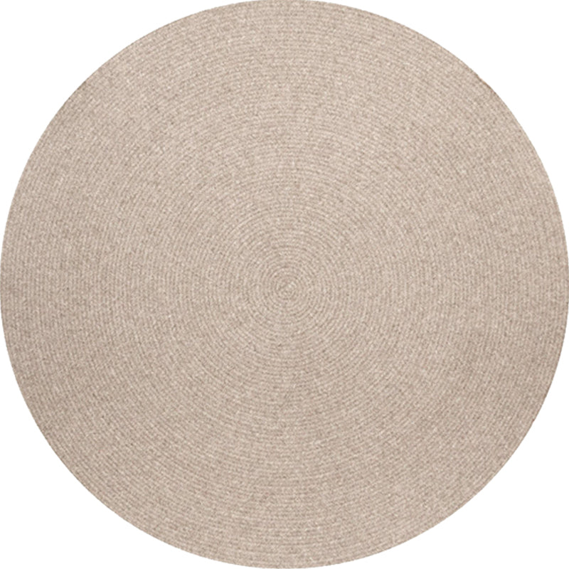 Sikunuo | Simple rustic carpet wool plain carpet machine washable pet-friendly non-slip carpet for the bedroom