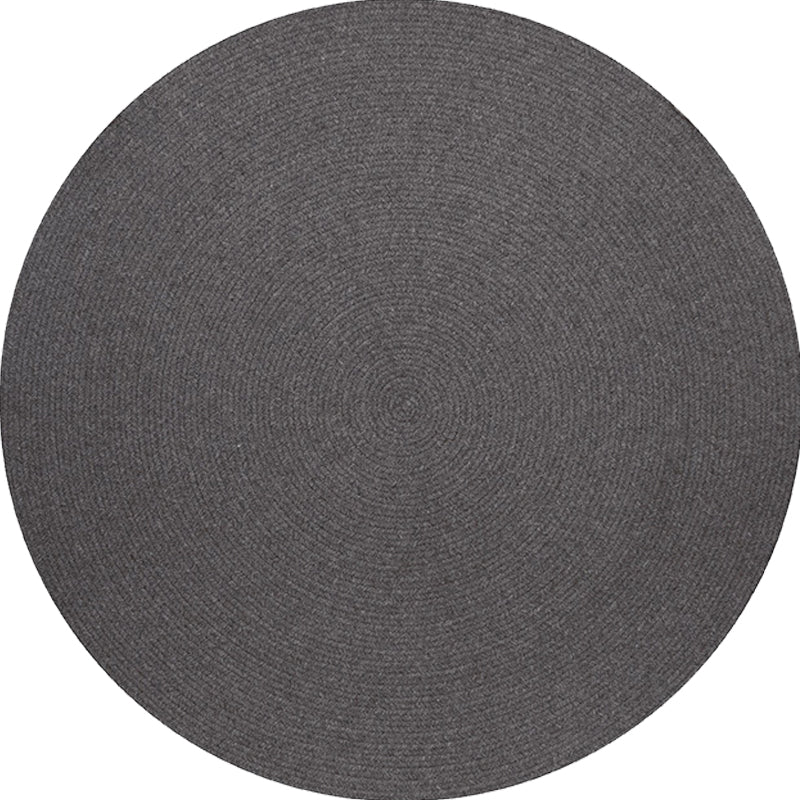 Sikunuo | Simple rustic carpet wool plain carpet machine washable pet-friendly non-slip carpet for the bedroom