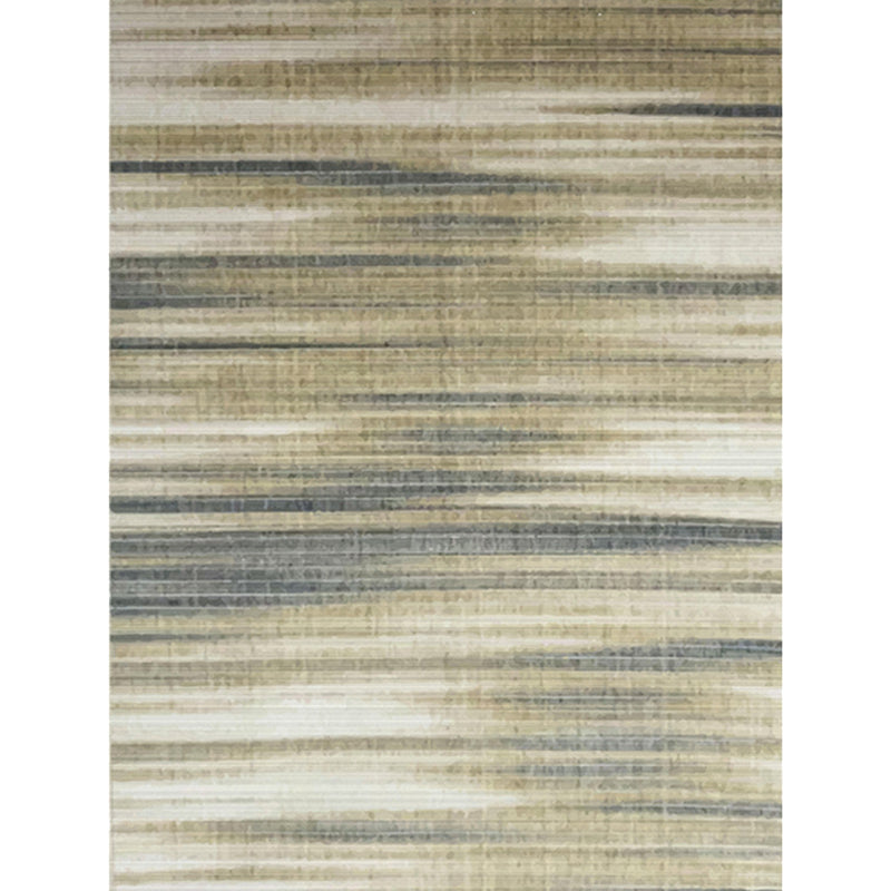 Sikunuo | Multicolor Abstract Carpet Polyester Industrial Carpet Pet Friendly Washable Non-Slip Rug for Living Room