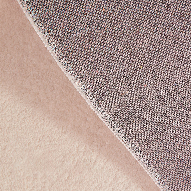 Sikunuo | Pink Parlour Area Rug Modernist Colorblock Indoor Rug Polyester Washable Pet-Friendly Rug
