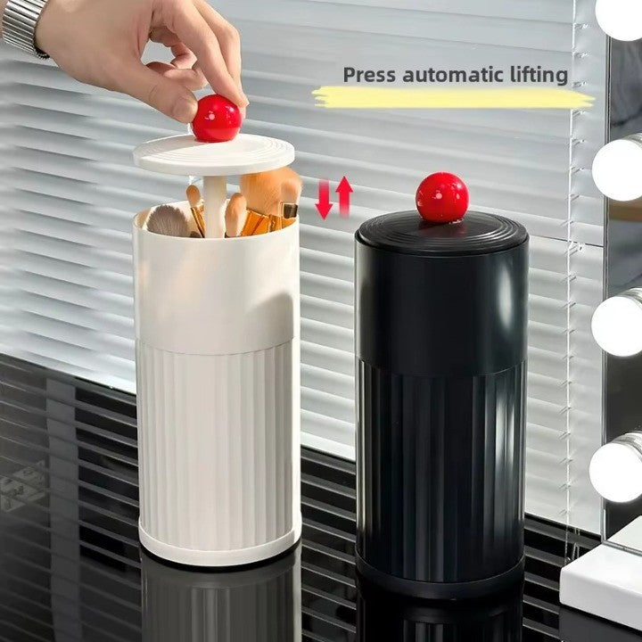 Sikunuo | Automatic Pop-Up Cylindrical Makeup Brush Organizer