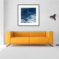 Sikunuo | Seascape Ocean Water Wall Art Tropics Textured Canvas in Blue for Home Interior