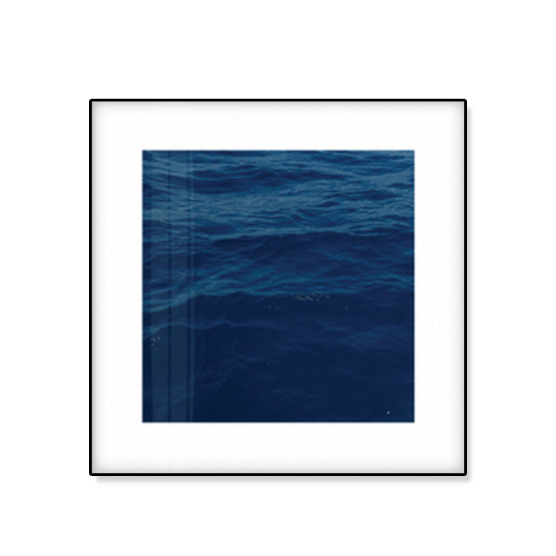 Sikunuo | Seascape Ocean Water Wall Art Tropics Textured Canvas in Blue for Home Interior