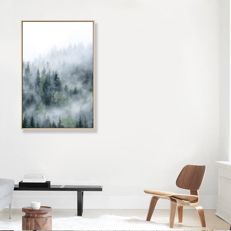 Sikunuo | Mysterious Forest Canvas Wall Decoration for Seating Area Photo Landscape Wall Decoration
