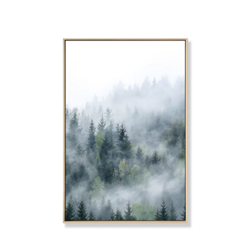 Sikunuo | Mysterious Forest Canvas Wall Decoration for Seating Area Photo Landscape Wall Decoration