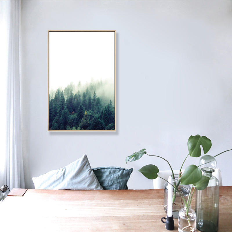 Sikunuo | Mysterious Forest Canvas Wall Decoration for Seating Area Photo Landscape Wall Decoration