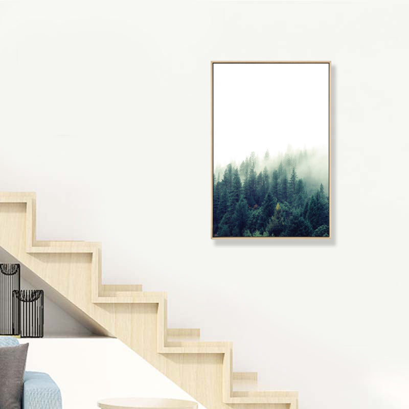 Sikunuo | Mysterious Forest Canvas Wall Decoration for Seating Area Photo Landscape Wall Decoration