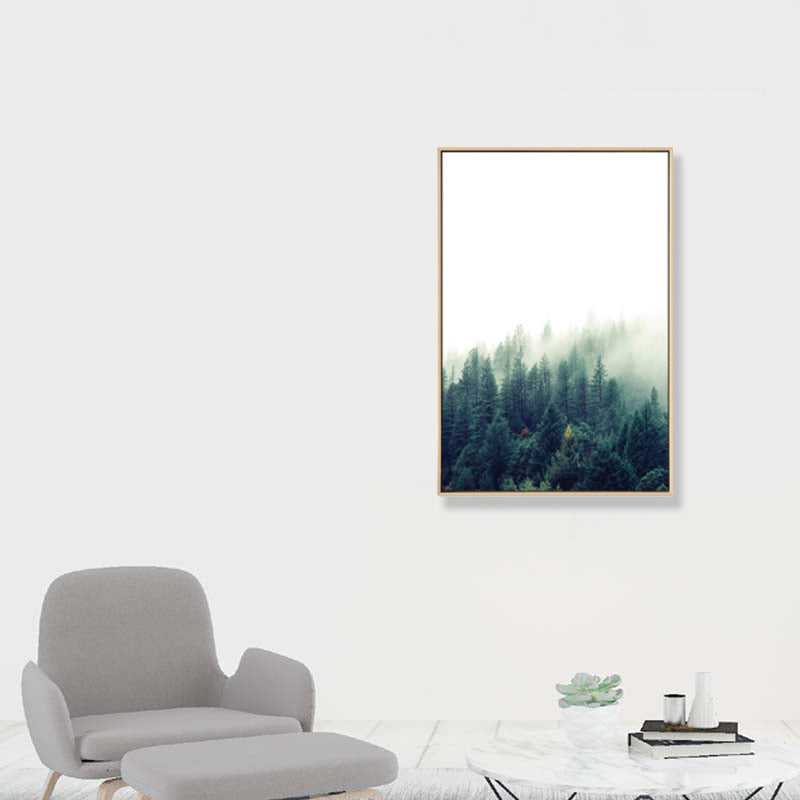 Sikunuo | Mysterious Forest Canvas Wall Decoration for Seating Area Photo Landscape Wall Decoration