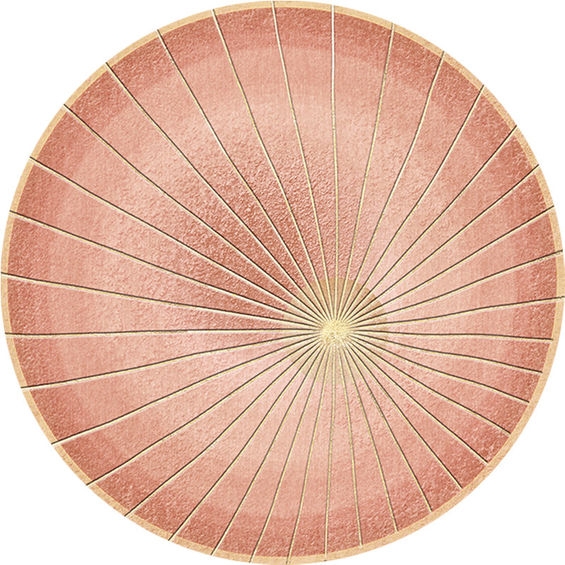 Sikunuo | Cameo Brown Modern Carpet Polypropylene Geometric Pattern Rug Pet Friendly Washable Non-Slip Carpet for Living Room