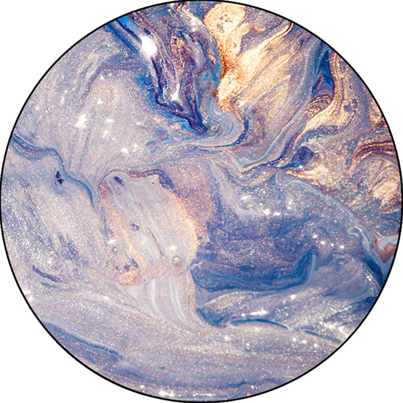 Sikunuo | Purple Modernism Rug Synthetic Watercolor Pattern Rug Pet Friendly Washable Non-Slip Rug for the Bedroom
