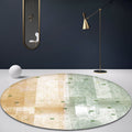 Sikunuo | Contemporary Bedroom Carpet Multicolor Abstract Rug Synthetic Washable Non-Slip Pet-Friendly Indoor Rug