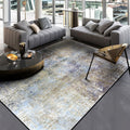 Sikunuo | Industrial abstract carpet polyester rug non-slip pet-friendly washable rug for living room