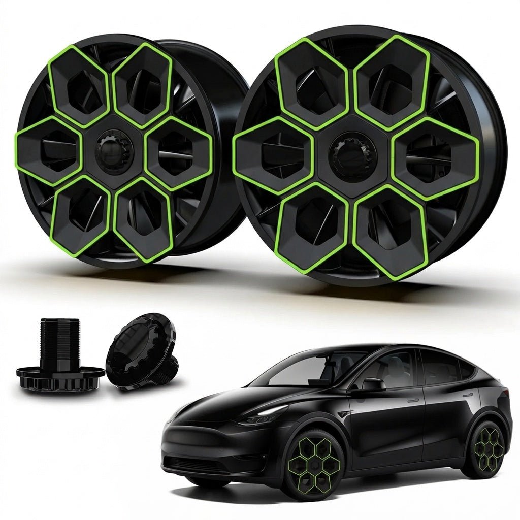 19" Hexa Honeycomb Wheel Covers for Model Y / Model Y Juniper | Sikunuo