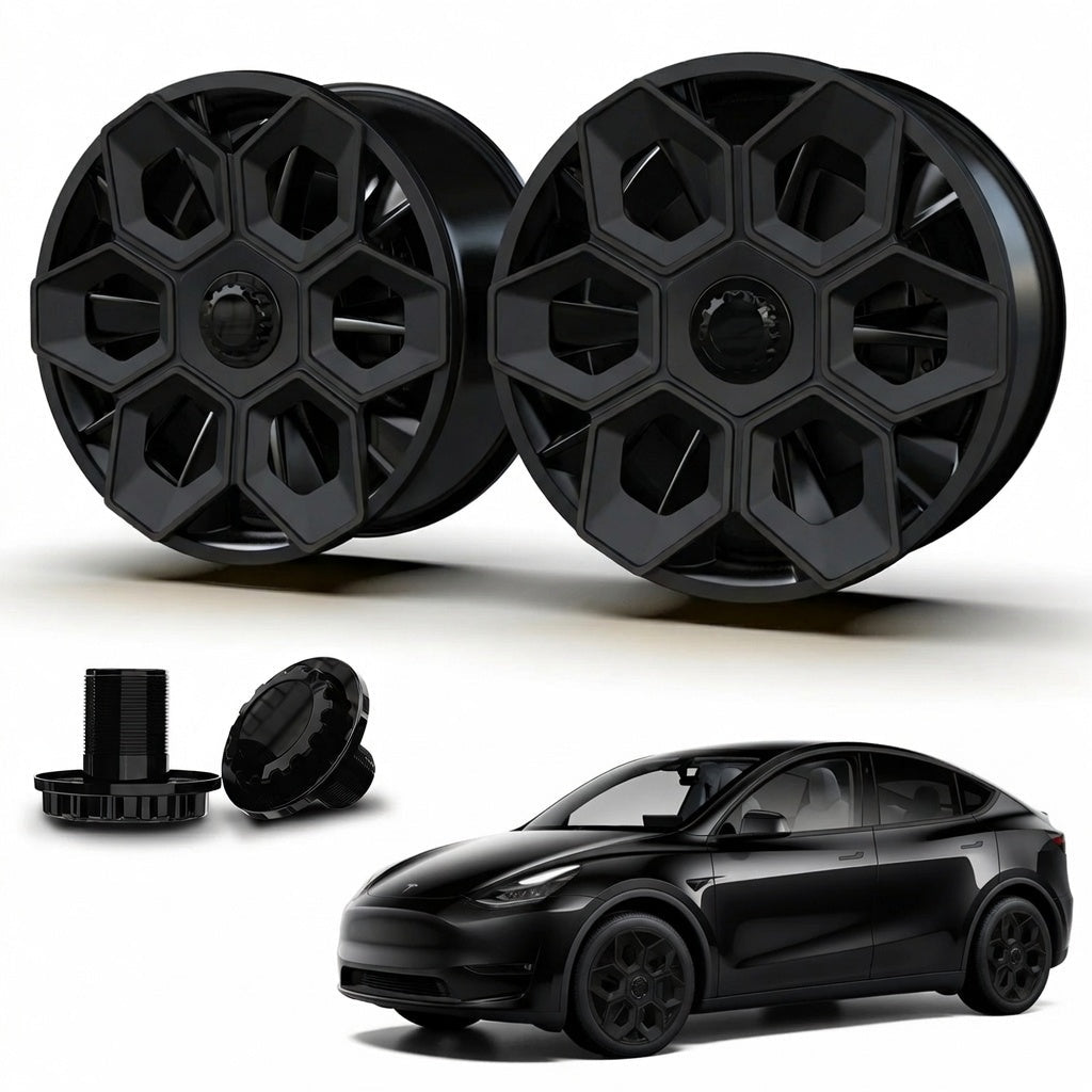19" Hexa Honeycomb Wheel Covers for Model Y / Model Y Juniper | Sikunuo