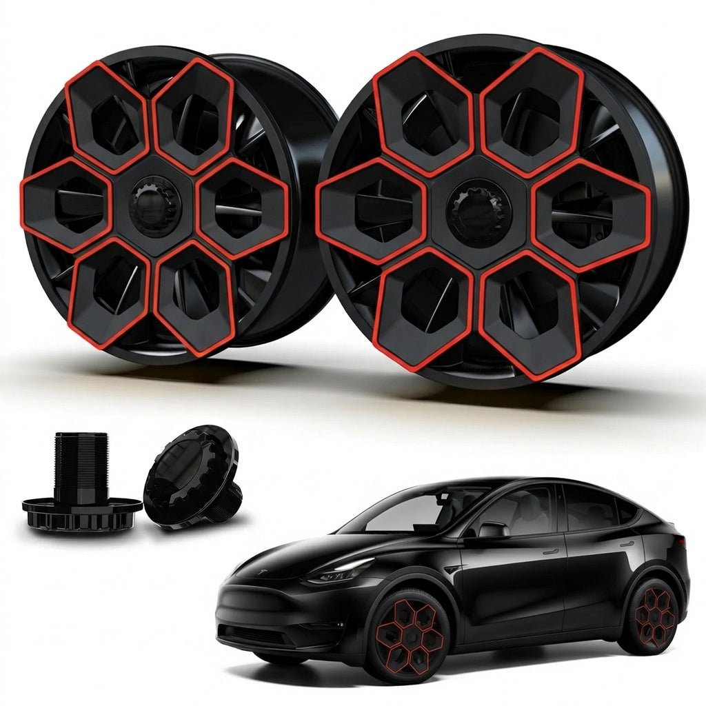 19" Hexa Honeycomb Wheel Covers for Model Y / Model Y Juniper | Sikunuo