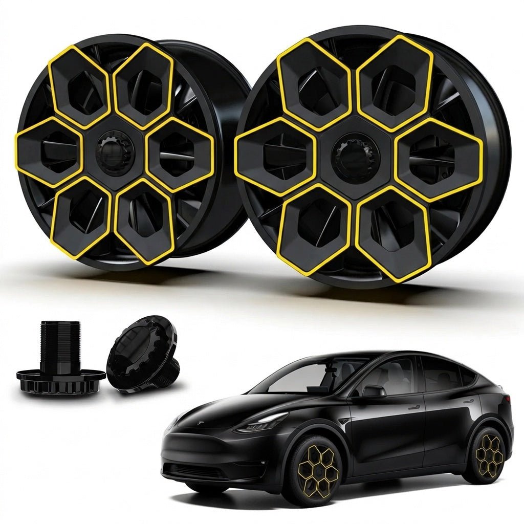 19" Hexa Honeycomb Wheel Covers for Model Y / Model Y Juniper | Sikunuo