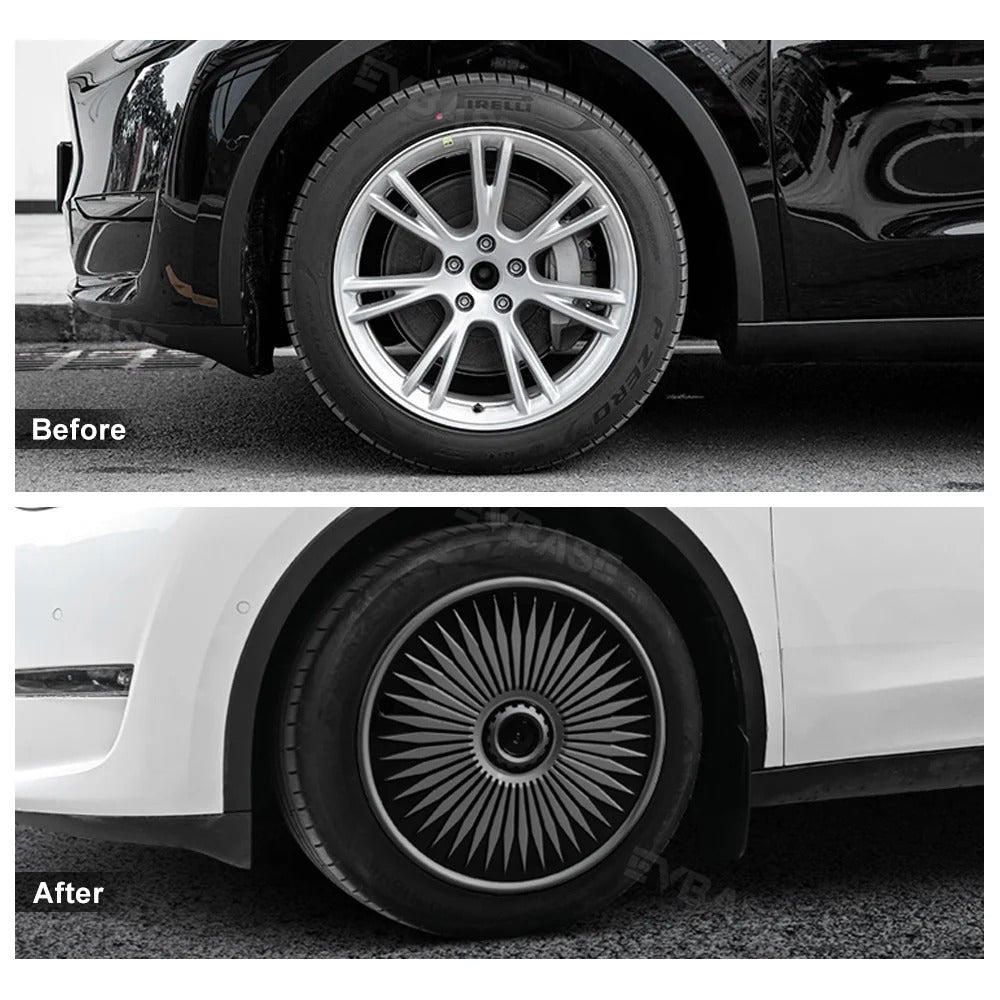 Sikunuo 19″ Wheel Cover Unlimited Style For Model Y (4PCS)