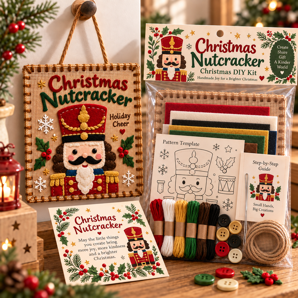 Christmas Fabric Weaving Kit