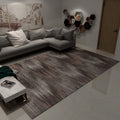 Sikunuo | Dark Cyberpunk Style Rug Polypropylene Tie Dye Printed Abstract Rug Non-Slip Back Washable Carpet for Room