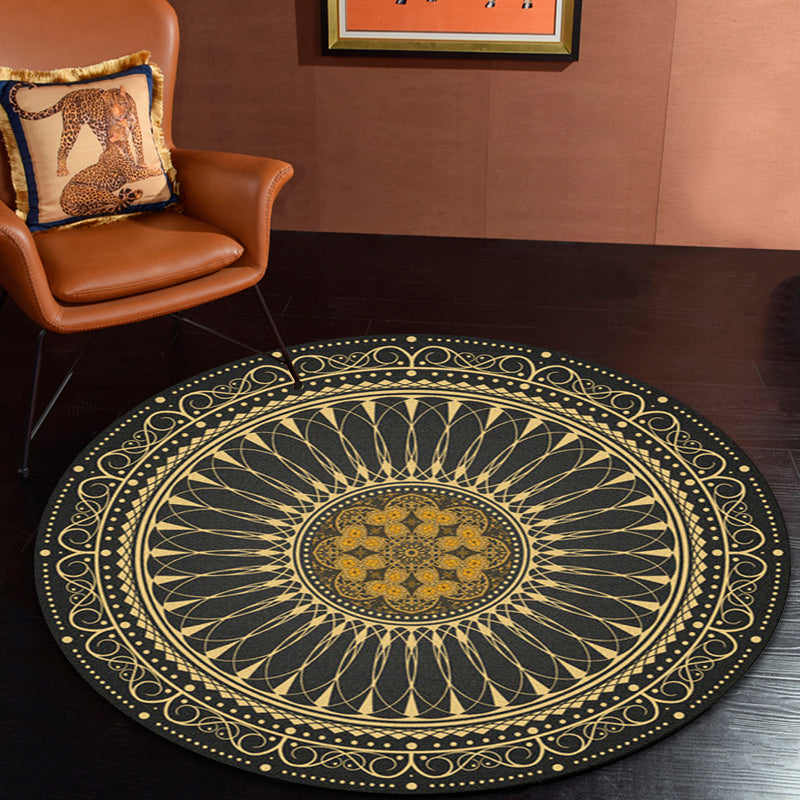 Sikunuo | Shabby Tribal Rug Pastel Moroccan Rug Polypropylene Pet Friendly Non-Slip Rug for Living Room