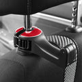 Sikunuo | 2-in-1 Car Headrest Hooks – Holds Bags & Serves as Smartphone Holder
