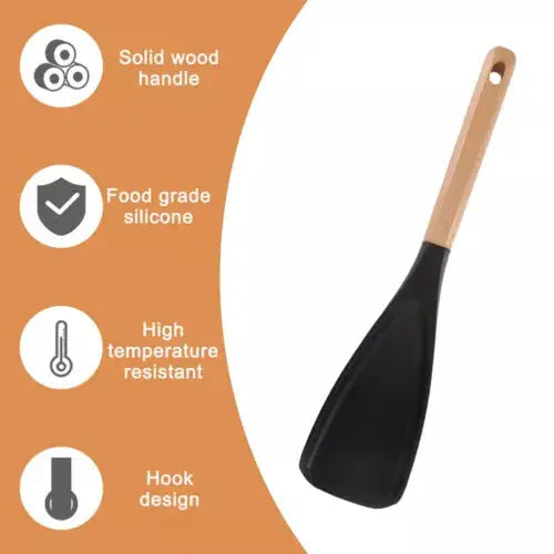 Sikunuo | 2-in-1 Silicone Cooking and Serving Spoon