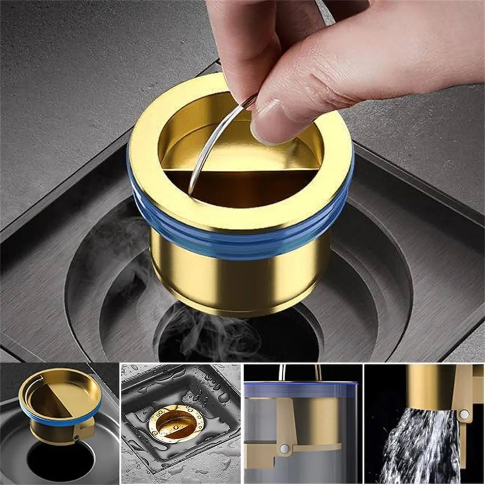 Sikunuo | Anti-Odor Drainage Core made of Brass – Reliably Stops Drain & Pipe Odors