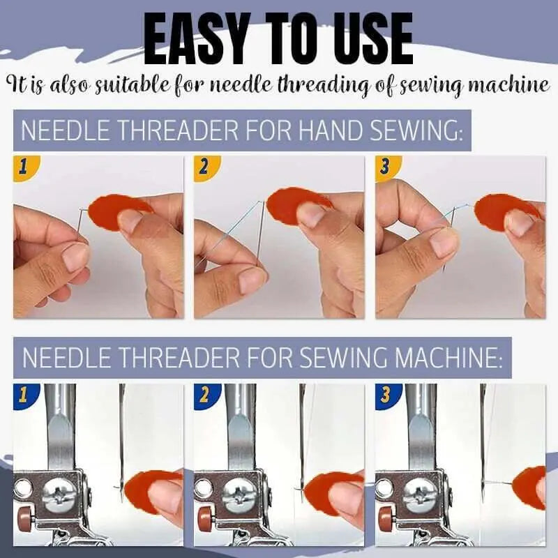 Sikunuo | Simple Needle Threader – No Frustration & No Eye Strain