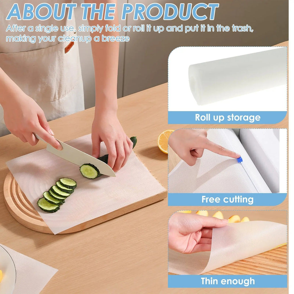 Sikunuo | Disposable Cutting Mat – Effortless & Hygienic Food Preparation Anywhere
