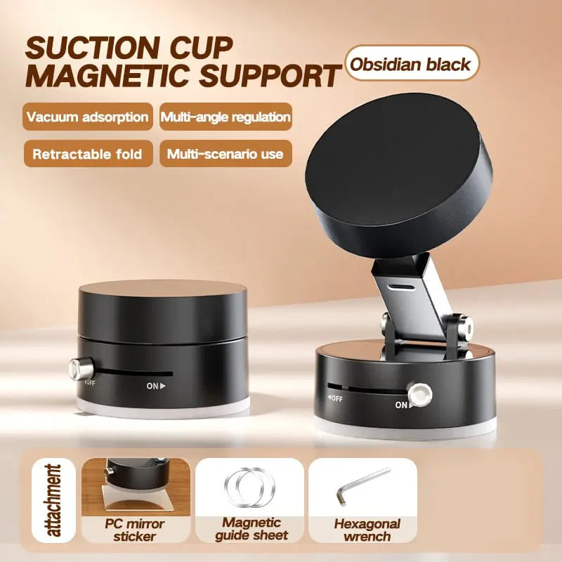 Sikunuo | Foldable Magnetic Phone Holder with Strong Vacuum Adhesion
