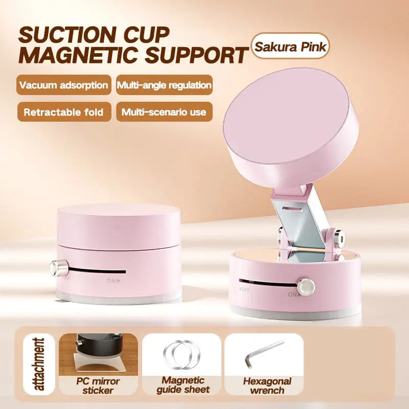 Sikunuo | Foldable Magnetic Phone Holder with Strong Vacuum Adhesion