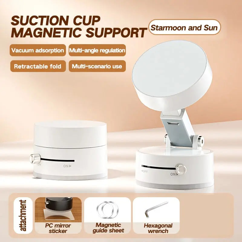 Sikunuo | Foldable Magnetic Phone Holder with Strong Vacuum Adhesion