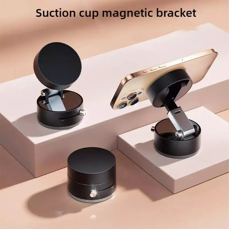 Sikunuo | Foldable Magnetic Phone Holder with Strong Vacuum Adhesion