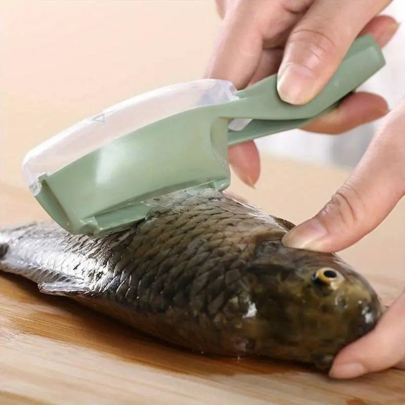 Sikunuo | Fish scale remover with catch lid
