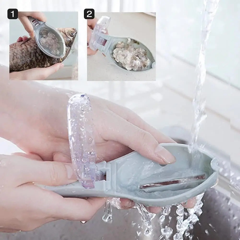 Sikunuo | Fish scale remover with catch lid