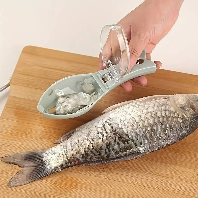 Sikunuo | Fish scale remover with catch lid