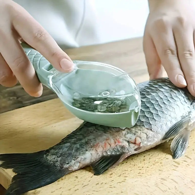 Sikunuo | Fish scale remover with catch lid
