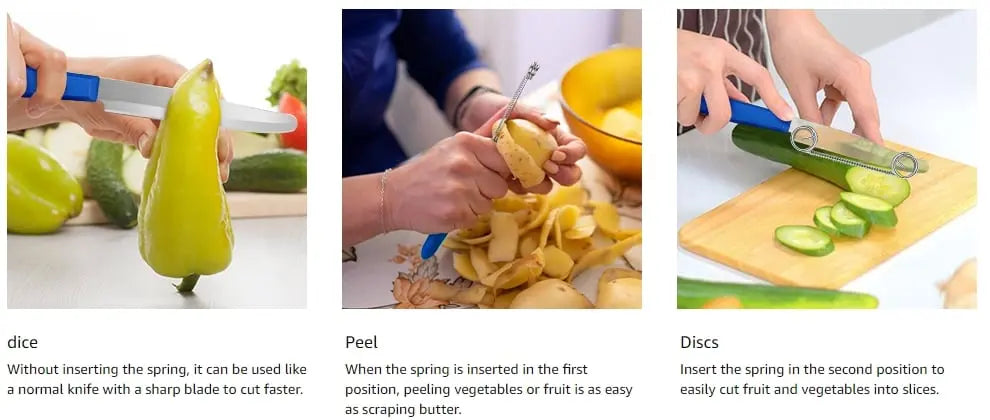 Sikunuo | Multifunctional Vegetable Peeler with Adjustable Thickness