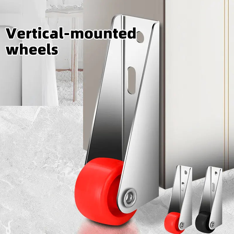 Sikunuo | Swivel Door Roller with Long Bracket – Quiet & Scratch-Free