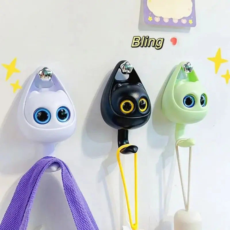 Sikunuo | Self-adhesive Cat Hooks – Cute, Sturdy & No Drilling