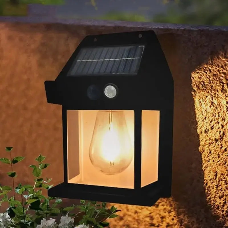 Sikunuo | Solar wall light for outdoor use – With motion sensor & twilight automation