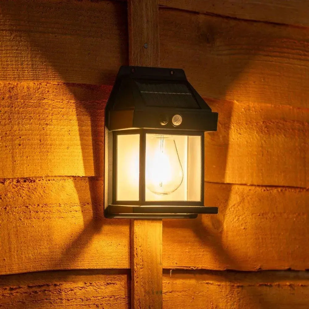 Sikunuo | Solar-powered LED outdoor wall light – Perfect for gardens, patios, garages, and entrances