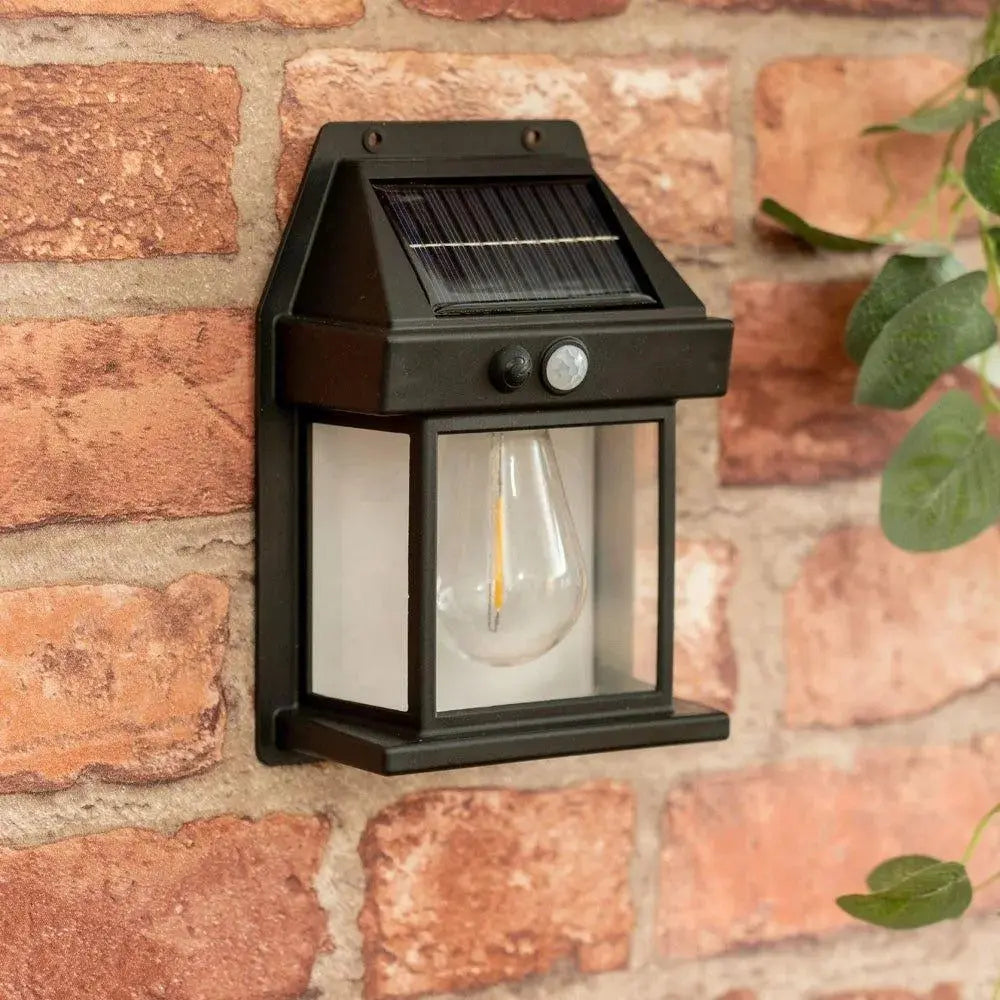 Sikunuo | Solar-powered LED outdoor wall light – Perfect for gardens, patios, garages, and entrances