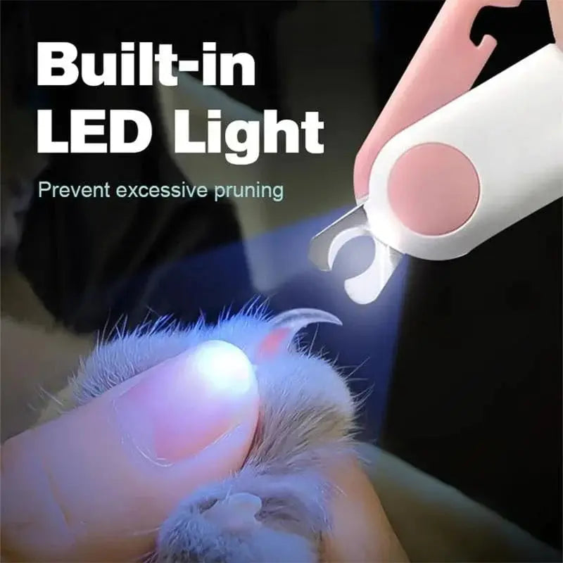 Sikunuo | Animal Nail Clipper with LED – Integrated light shows exactly where to cut