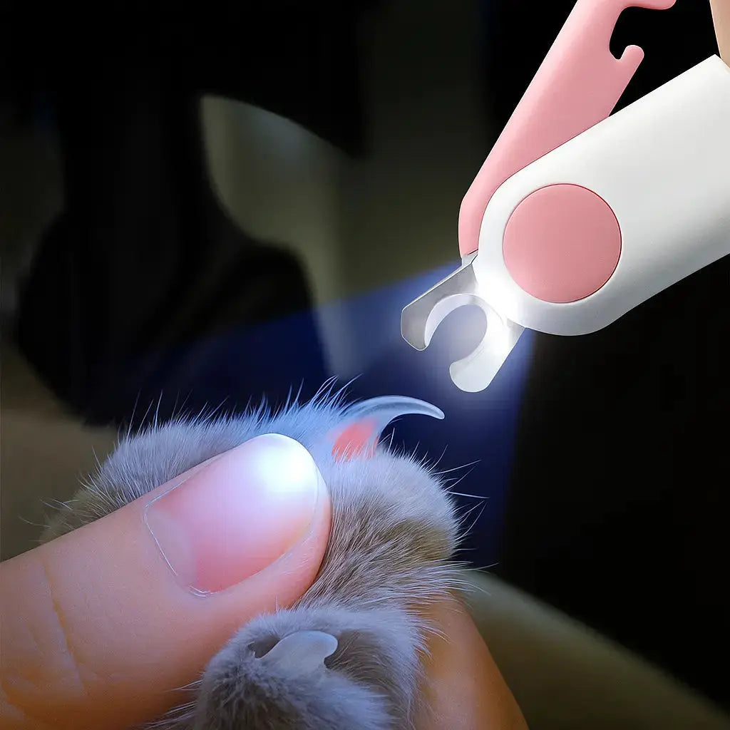 Sikunuo | Animal Nail Clipper with LED – Integrated light shows exactly where to cut