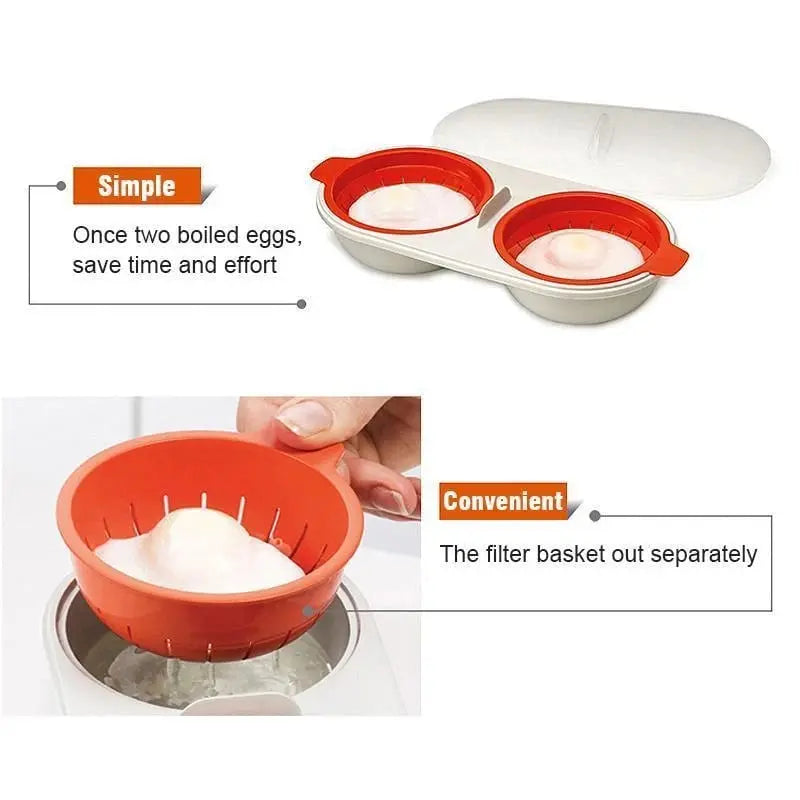 Sikunuo | Portable Microwave Egg Cooker – Quick & Healthy