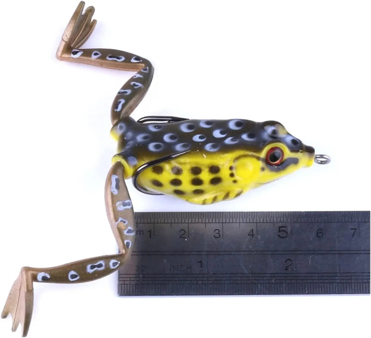 Sikunuo | Ultimate Frog Lure Popper – With Propeller Feet for Realistic Swimming Motion