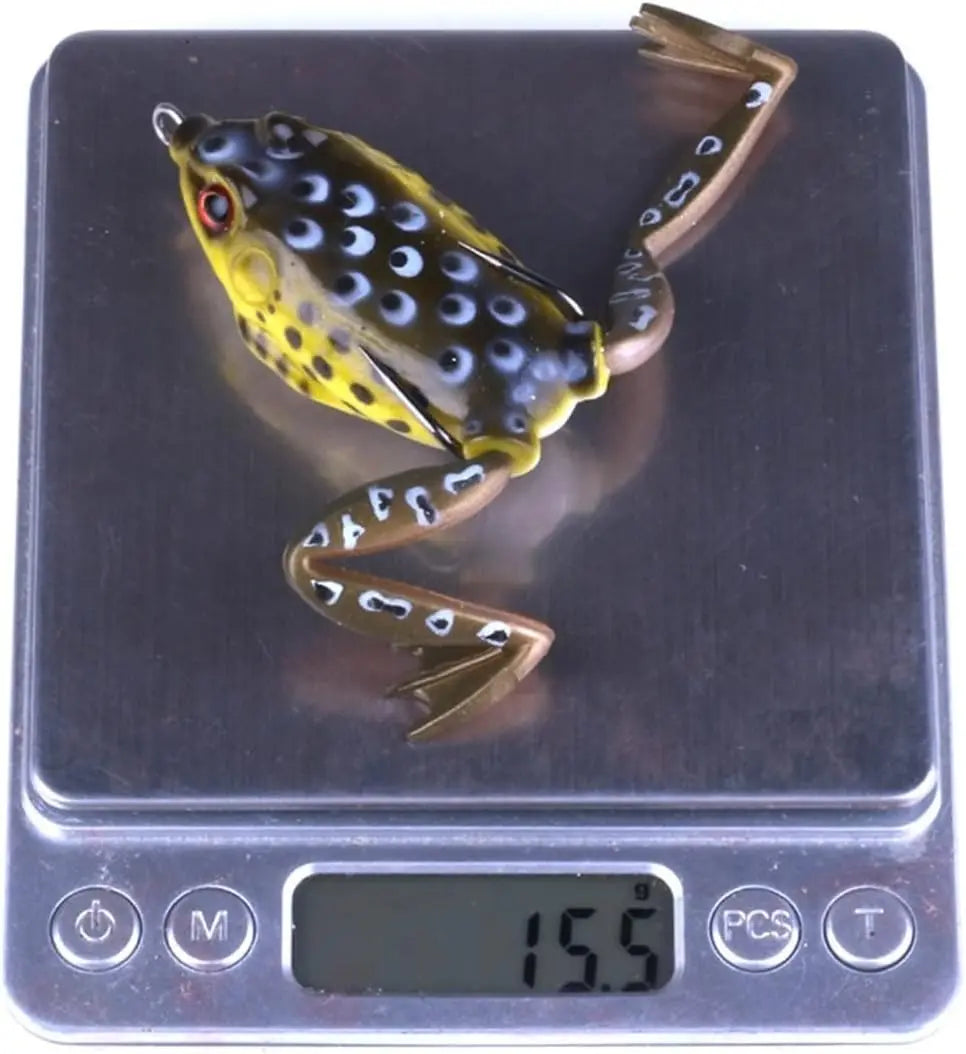 Sikunuo | Ultimate Frog Lure Popper – With Propeller Feet for Realistic Swimming Motion
