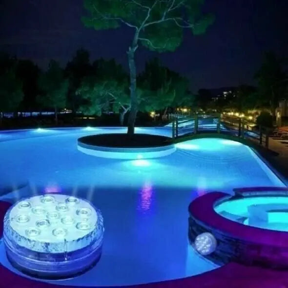 Sikunuo | Underwater LED Pool Lights – Waterproof & Remote Control